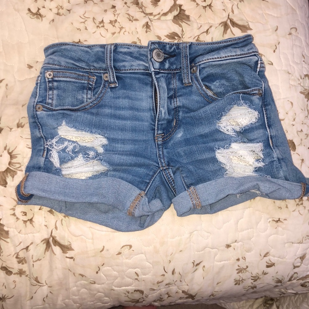 american eagle jean shorts